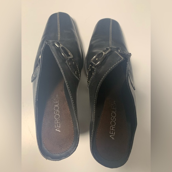 AEROSOLES Shoes - Aerosoles Black Clogs Mules- Slides